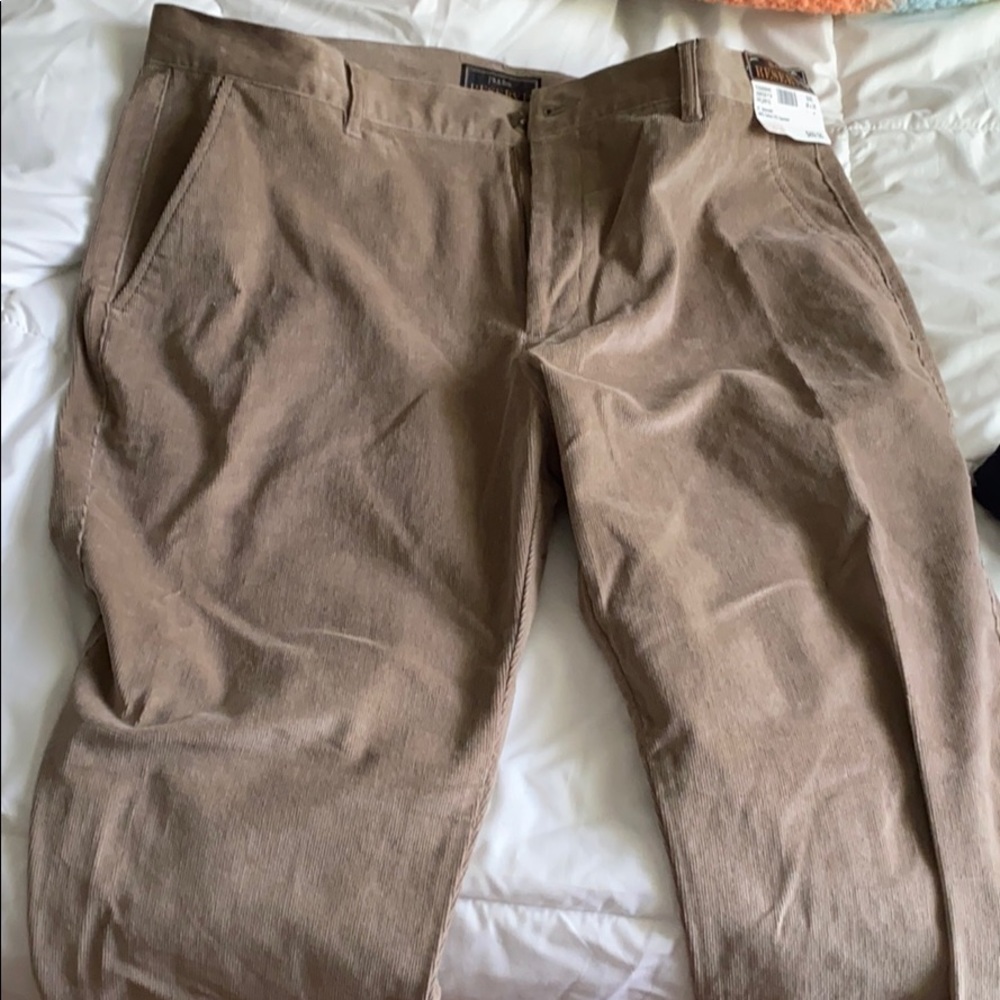 jos a bank tan pants